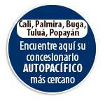 CALI, PALMIRA BUGA, TULU�, POPAY�N Encuentre aqu� su concesionario AUTOPAC�FICO m�s cercano