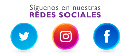 S�guenos en nuestras Redes Sociales