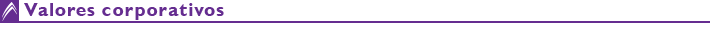 Valores corporativos