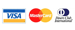 Visa, Mastercard y Diners
